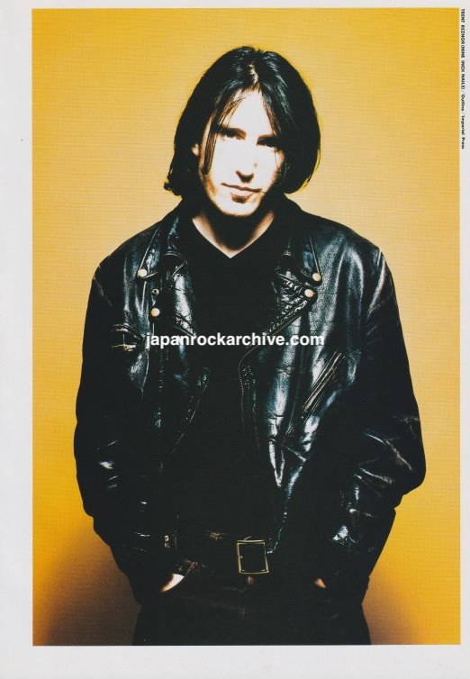 Nine Inch Nails 1993/09 Japanese music press cutting clipping - photo pinup - trent reznor