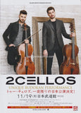 2Cellos 2018 Japan tour concert gig flyer handbill