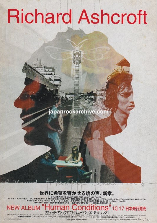 Richard Ashcroft 2002/11 Human Conditions Japan album promo ad