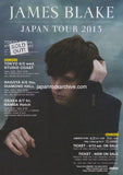 James Blake 2013 Japan album / tour concert gig flyer handbill