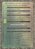 Bo Ningen 2012 Japan album / tour concert gig flyer handbill