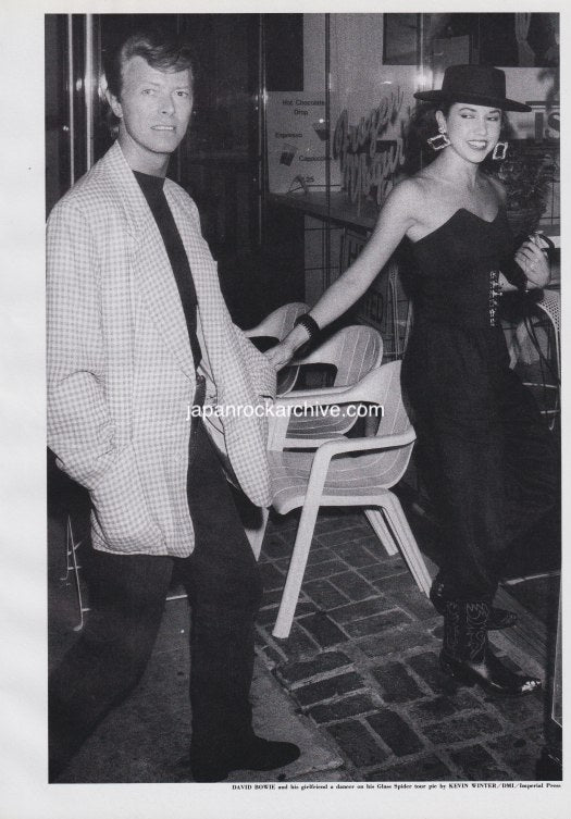 David Bowie 1988/09 Japanese music press cutting clipping - photo pinup