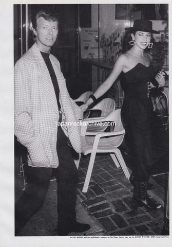 David Bowie 1988/09 Japanese music press cutting clipping - photo pinup