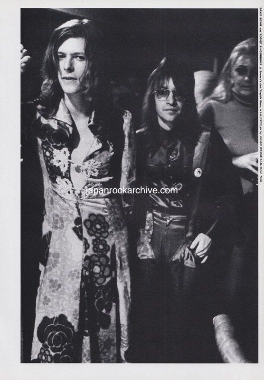 David Bowie 1993/01 Japanese music press cutting clipping - photo pinup - english disco circa 1972
