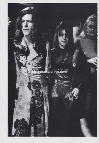 David Bowie 1993/01 Japanese music press cutting clipping - photo pinup - english disco circa 1972