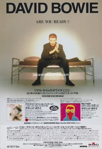 David Bowie 1996/06 Outside (Special Package) Japan promo ad