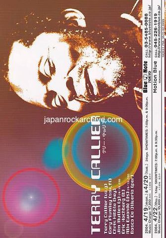 Terry Callier 2004 Japan tour concert gig flyer handbill