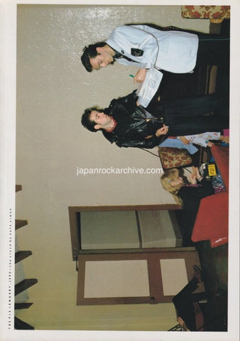 The Clash 1980/01 Japanese music press cutting clipping - photo pinup / mini poster