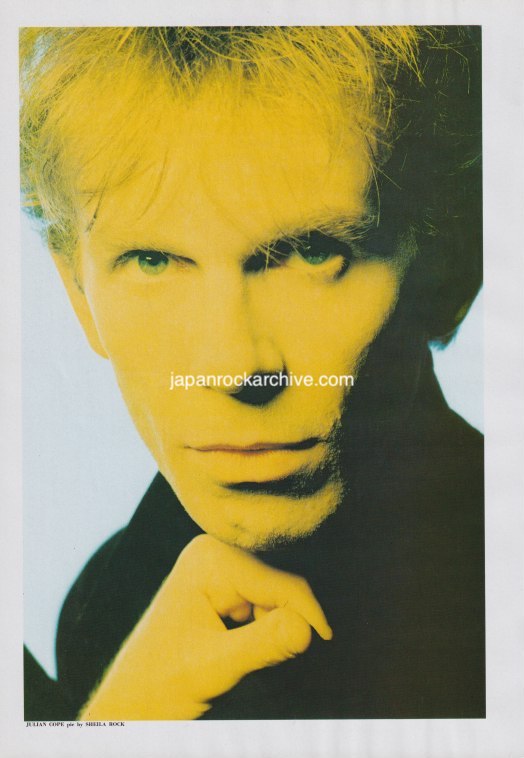 Julian Cope 1988/12 Japanese music press cutting clipping - photo pinup