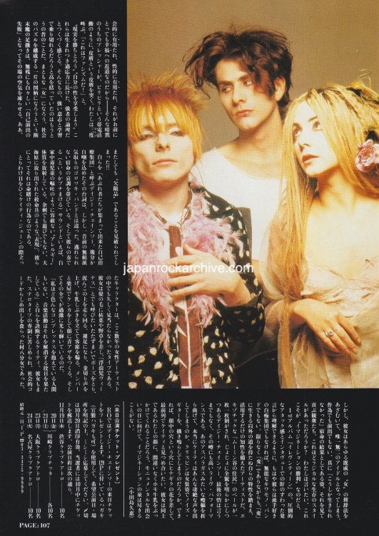 Daisy Chainsaw 1992/11 Japanese music press cutting clipping - article