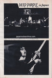 Deep Purple 1973/08 Japanese music press cutting clipping - photo feature - in japan