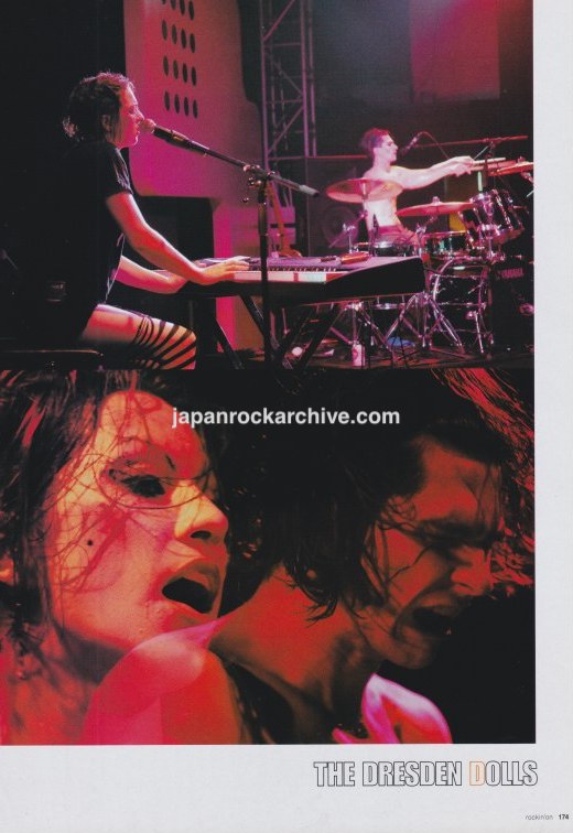 The Dresden Dolls 2006 Japan music press clipping article page 1