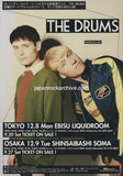 The Drums 2015 Japan tour concert gig flyer handbill