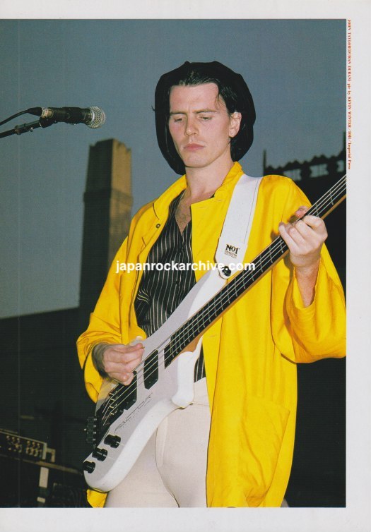 Duran Duran 1989/03 Japanese music press cutting clipping - photo pinup - john taylor