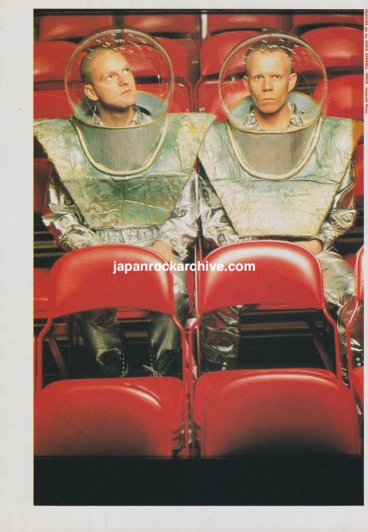 Erasure 1991/08 Japanese music press cutting clipping - photo pinup poster