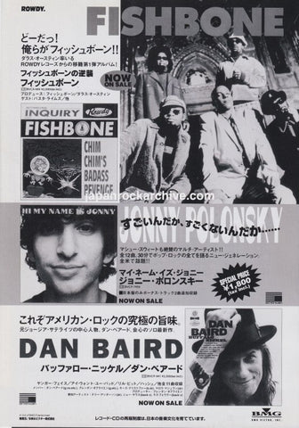 Fishbone 1996/08 Chim Chim's Badass Revenge Japan album promo ad