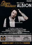 Ginger Wildheart 2014 Japan tour concert gig flyer handbill