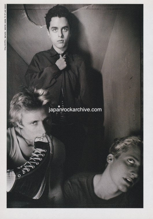 Green Day 1995/02 Japanese music press cutting clipping - photo pinup