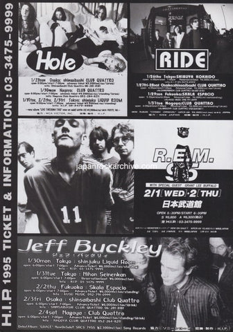 Hole 1995/02 Japan tour promo ad