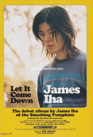 James Iha 1998/03 Let It Come Down Japan album promo ad