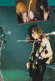 Iron Maiden 1980/09 Japanese music press cutting clipping - photo spread - on stage
