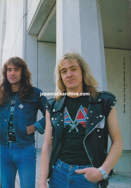Iron Maiden 1983/02 Japanese music press pinup - page 2