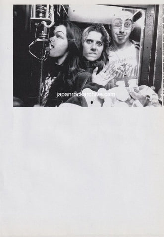 Spoon / L7 / Slug 1994/04 Japanese music press cutting clipping - photo pinup