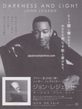 John Legend 2018 Japan tour concert gig flyer handbill