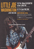 Little Joe Washington 2005 Japan tour concert gig flyer handbill