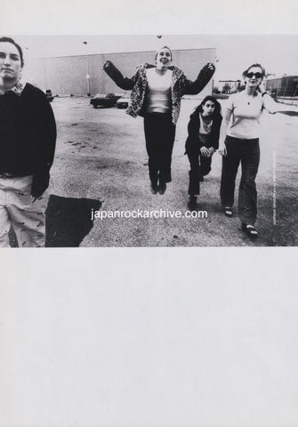 Luscious Jackson 1997/09 Japanese music press cutting clipping - photo pinup