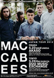 The Maccabees 2012 Japan tour concert gig flyer handbill