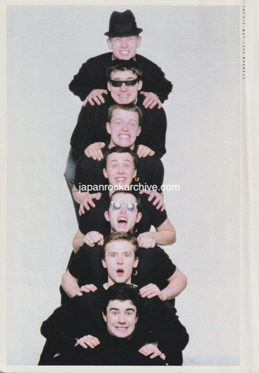 Madness 1980/05 Japanese music press cutting clipping - photo pinup