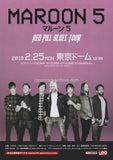 Maroon 5 2019 Japan tour concert gig flyer handbill