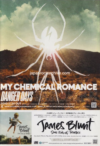 My Chemical Romance 2010/12 Danger Days The True Lives of The Fabulous Killjoys Japan album promo ad