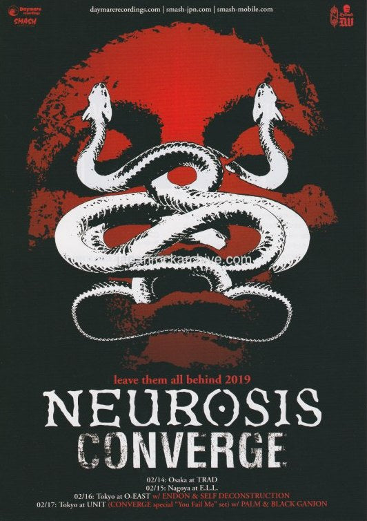 Leave Them All Behind 2019 Japan festival concert gig flyer handbill