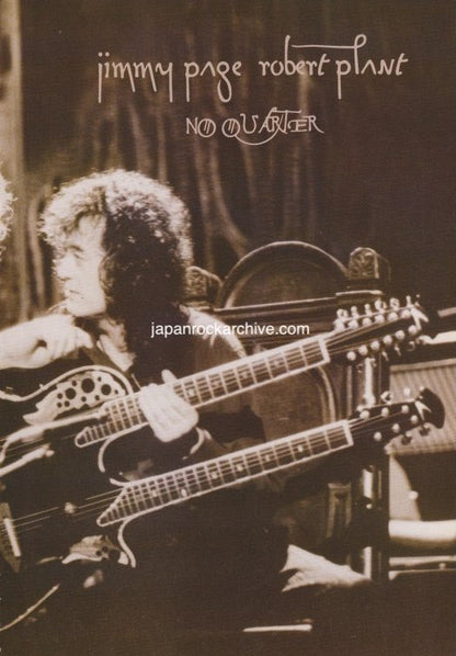 Jimmy Page Robert Plant 1994/12 No Quarter Japan album promo ad