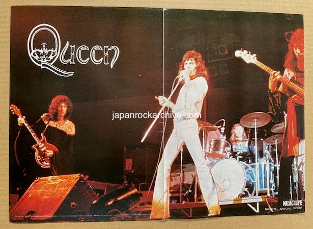 Queen 1975/01 Japan pinup poster