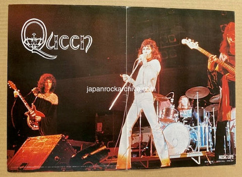 Queen 1975/01 Japan pinup poster
