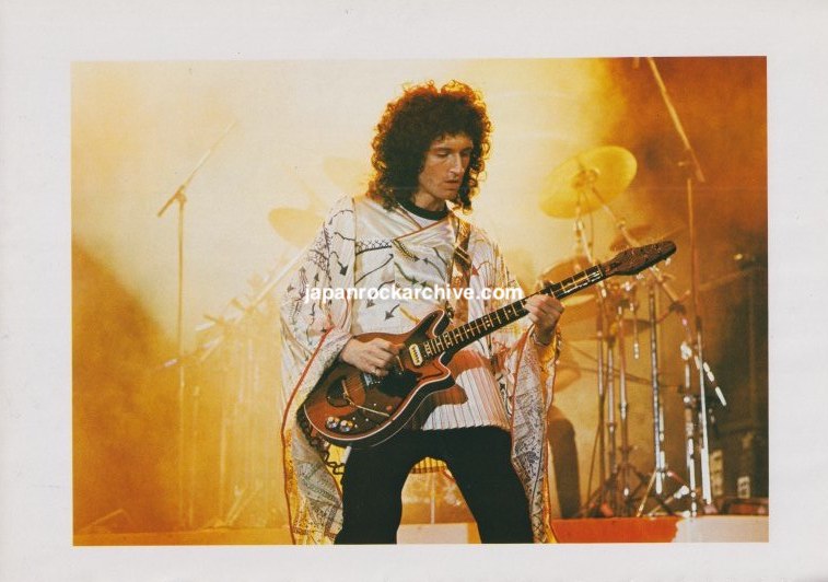 Queen November 1978 Japanese music press color concert pinup in landscape format