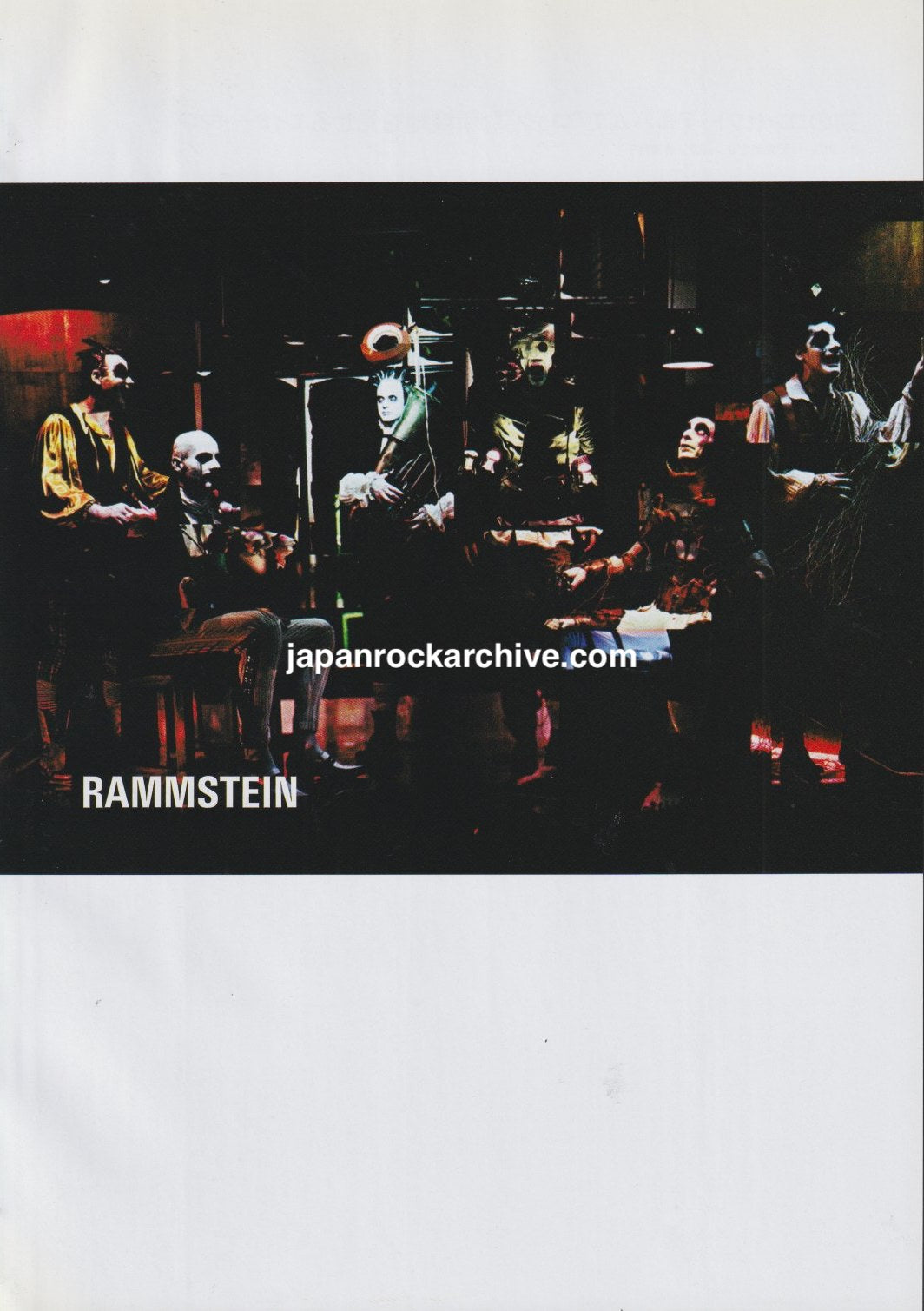 Rammstein 2005/05 Japanese music press cutting clipping - article