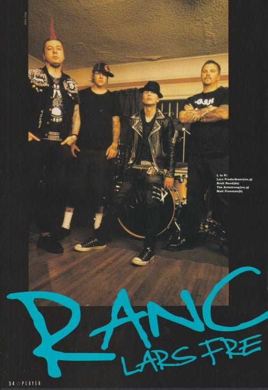 Rancid 2003/11 Japanese music press cutting clipping - article