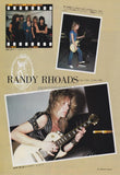 Randy Rhoads 1983/04 Japanese music press cutting clipping - photo spread