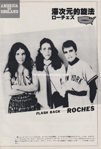 The Roches 1979/10 Japanese music press cutting clipping - photo pinup