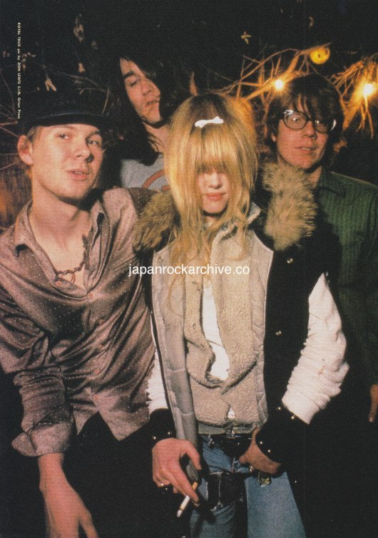 Royal Trux 1995/06 Japanese music press cutting clipping - photo pinup - band shot