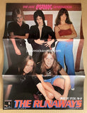 The Runaways / Ramones 1976 Japan pin-up poster