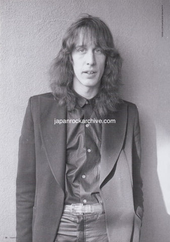Todd Rundgren 2015/04 Japanese music press cutting clipping - photo pinup