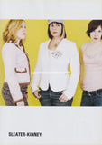 Sleater-Kinney 2005/06 Japanese music press cutting clipping - article