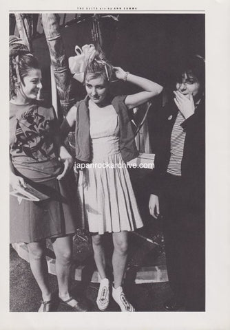 The Slits 1981/03 Japanese music press cutting clipping - photo pinup