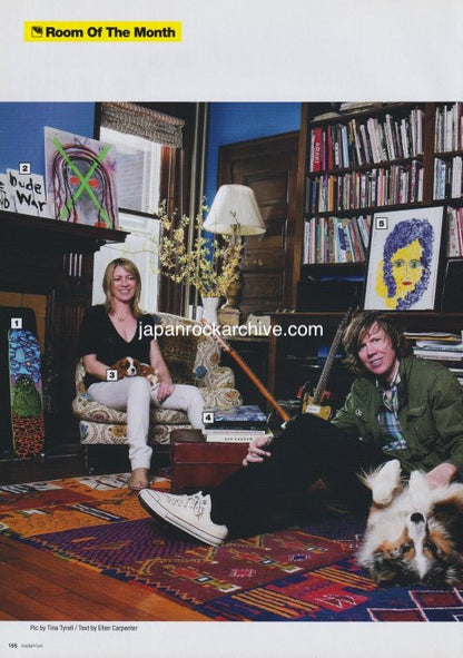 Sonic Youth 2010/07 Japanese music press cutting clipping - article
