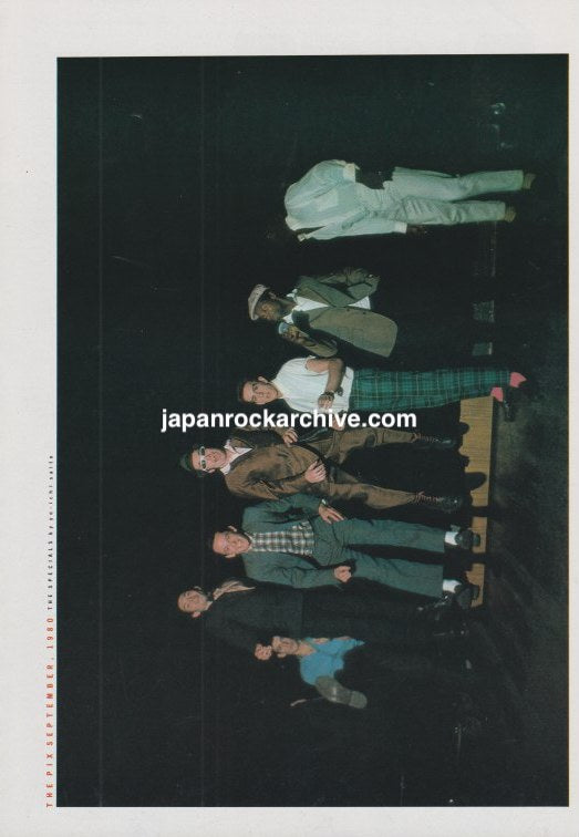 The Specials 1980/09 Japanese music press clipping - pinup